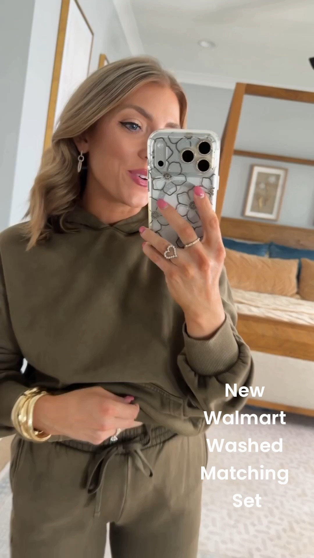 This matching set is one of those outfits you’ll reach for over and over. 💚 Soft, comfortable, flattering, and so easy to throw on while still looking put together. I added a crossbody bag and leopard sneakers for the cutest casual outfit that’s perfect for travel days, school drop-off, errands, or cozy weekends.

You’ll definitely want this Walmart new arrival before it sells out!

✨ Runs true to size. Wearing the short length in the pants, I’m 5’2

#walmartfashion #walmartfinds #matchingset #walmartnewarrivals #traveloutfit #momstyle #casualstyle #athleisure #fallfashion #comfortablestyle #everydayoutfit #affordablefashion #walmartstyle #ootd #weekendstyle

#LTKootd #LTKPetite