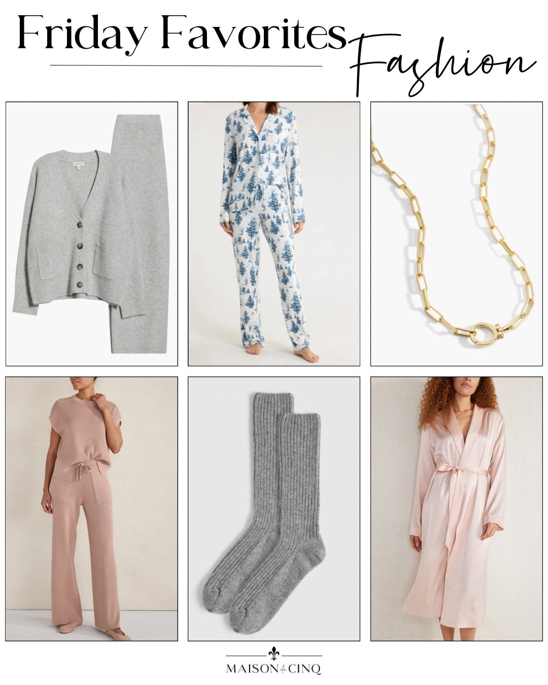 Cozy and jewelry and beauty  gift ideas that get here in time!! And most are on sale too!

Pajamas, robes, gifts for her, gifts for women, beauty gifts, gift ideas, cashmere, lounge wear, necklace 

#LTKSaleAlert #LTKFindsUnder50 #LTKGiftGuide