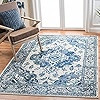 SAFAVIEH Monaco Collection Area Rug - 8' x 10', Pink & Multi, Boho Chic Medallion Distressed Desi... | Amazon (US)