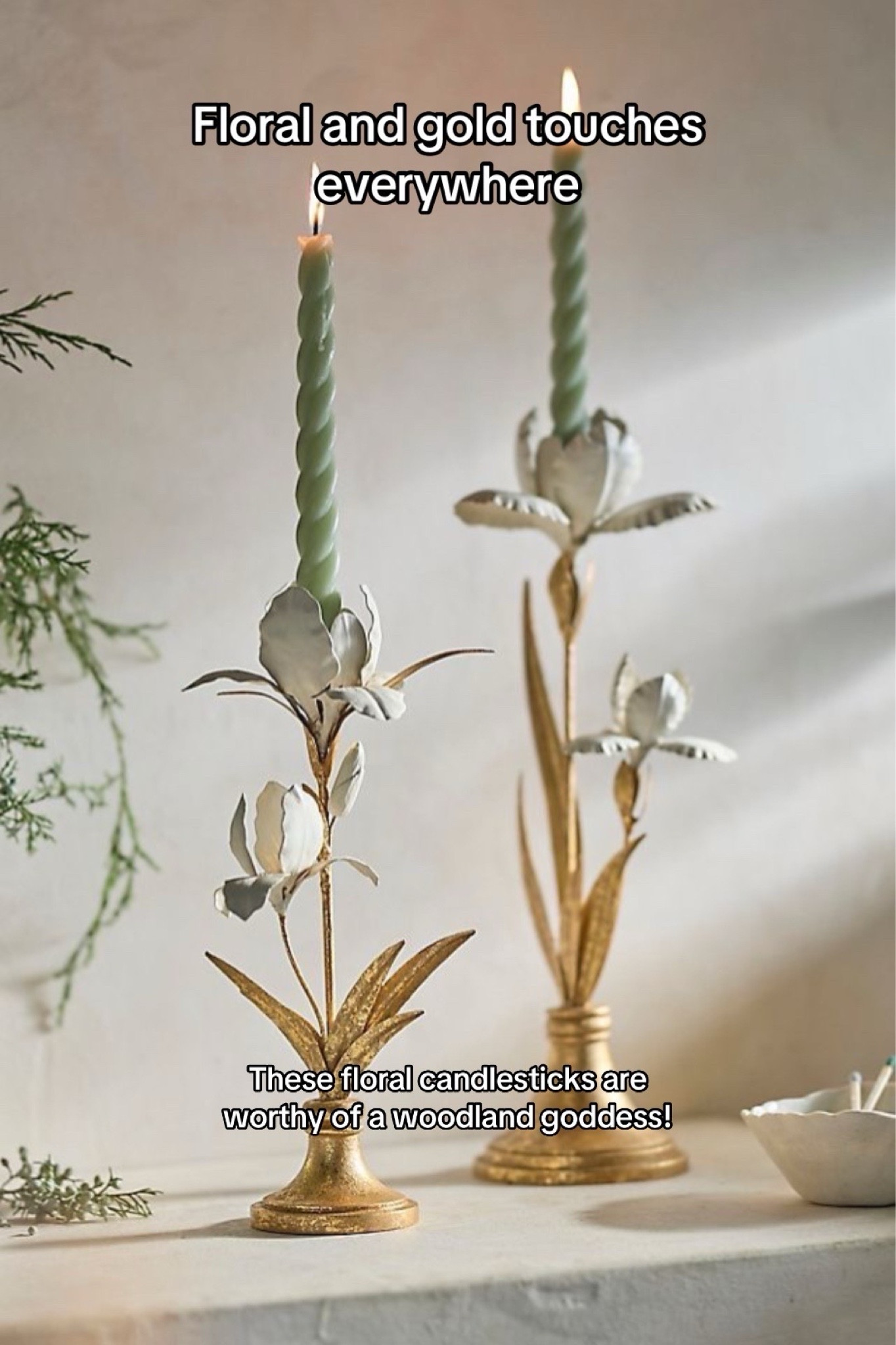 Iris Taper Candle Holder
Floral taper candle
Floral candlestick

#LTKHome