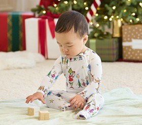 Dr. Seuss's The Grinch™ Baby Pajama | Pottery Barn Kids