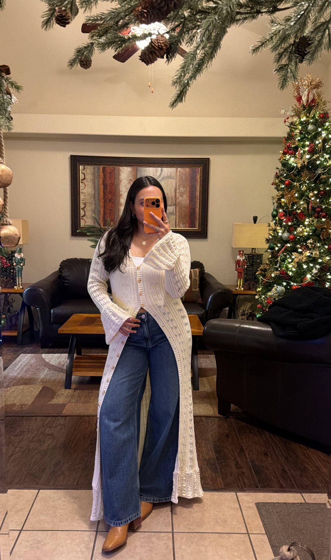 thanksgiving ootd!🤎 — wearing cardigan from 12th Tribe (found dupes on shein!) + jeans are arden size 3 regular + boots are Sam Edeman

#LTKCyberWeek #LTKHoliday #LTKSaleAlert