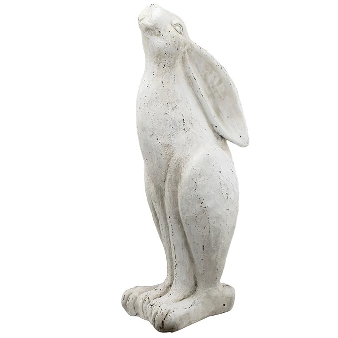 A&B Home 9 by 6 by 22-Inch Rabbit Statue Figurine | Amazon (US)