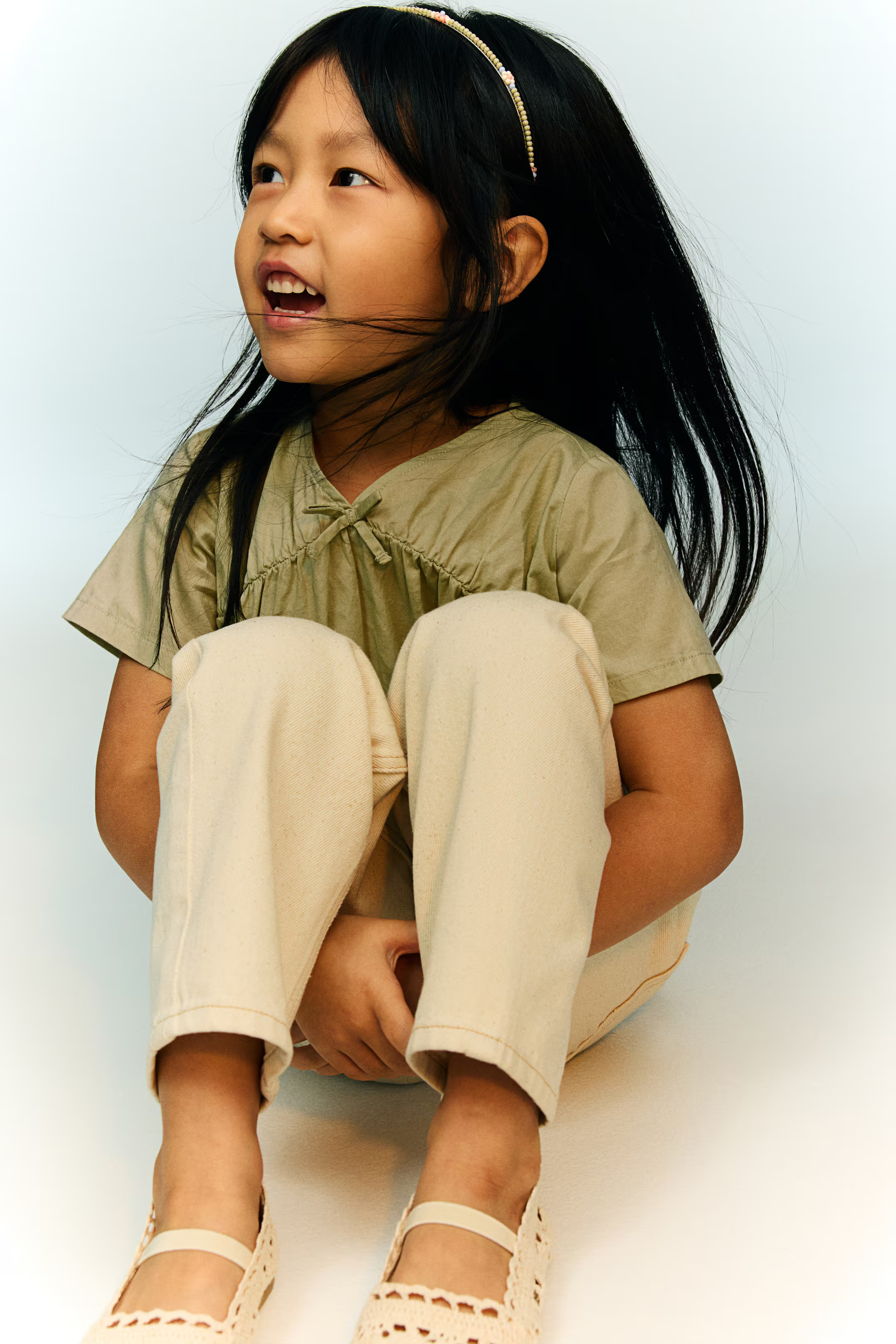 Peplum Cotton Blouse | H&M (US + CA)