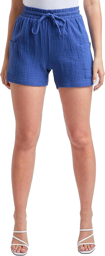 YMI Women's High Rise Gauze Shorts | Amazon (US)