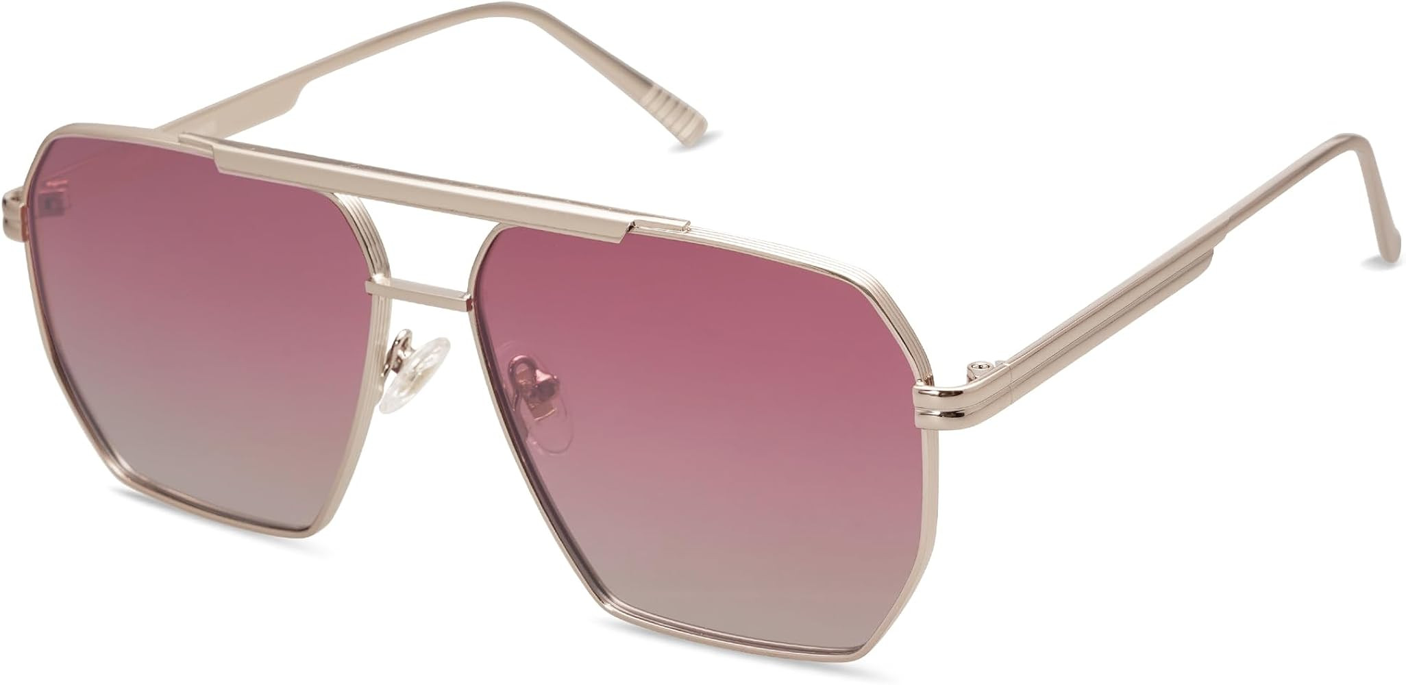 SOJOS Retro Oversized Square Polarized Sunglasses for Women Men Vintage Shades Classic Large Meta... | Amazon (US)