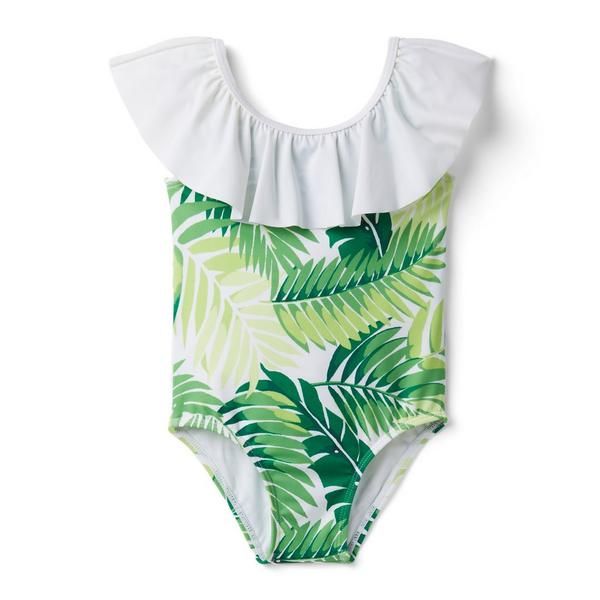 Palm Leaf Ruffle Swimsuit | Janie and Jack