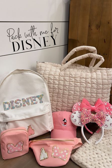Disney packing weekender bag restocked fanny pack disney world bag luggage amazon finds target finds Disney fashion Minnie ears 

#LTKtravel #LTKunder50
