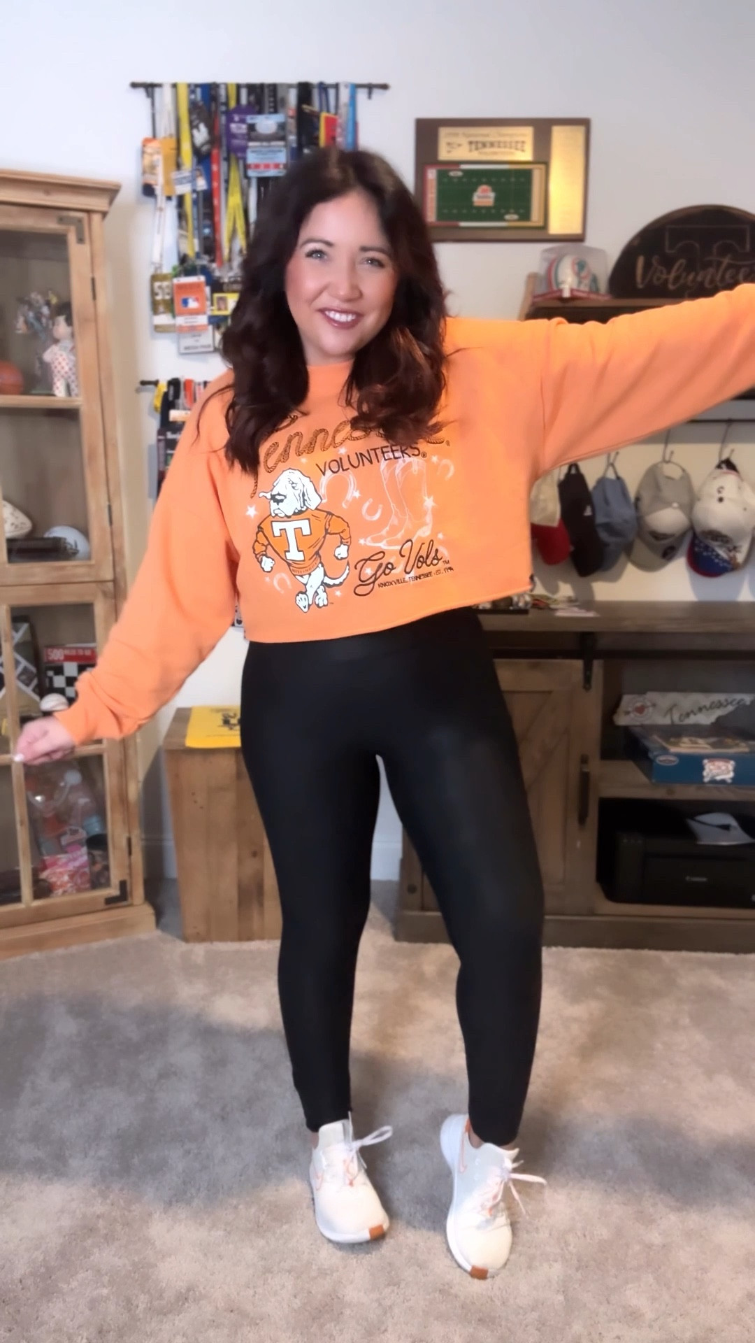 Game Day Fit Check ✨ My go-to way to rep my team 🏀 elevated, spirited, and actually comfy enough for tailgates and kickoff. 

I’m wearing my true size (S)

If you love chic college game day apparel that still brings the hype, @gamedaysocial is a must 👏 You can shop this look right here on LTK all linked and ready to go so recreating the outfit is easy.

#GameDaySocial #GameDayStyle #GameDayFitCheck #OOTD #CollegeGameDay #TailgateStyle #ad

#LTKgrwm #LTKootd