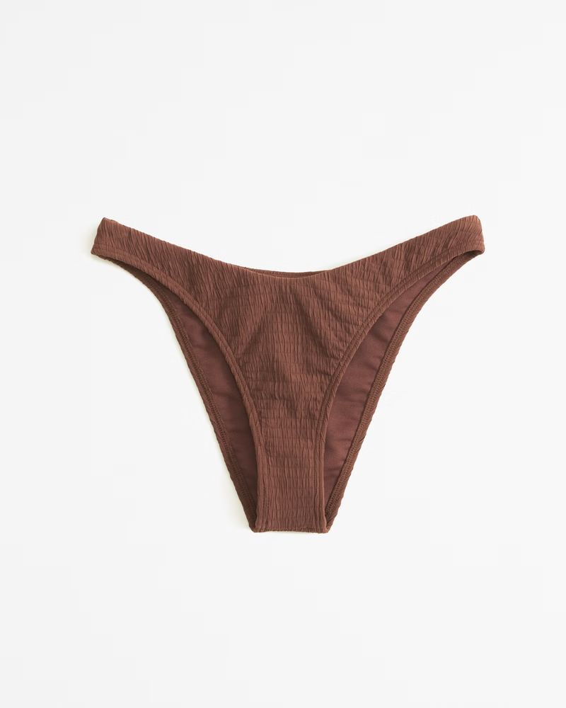 Women's High-Leg Cheeky Bottom | Women's Swimwear | Abercrombie.com | Abercrombie & Fitch (US)