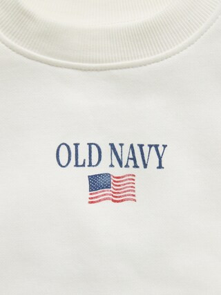 Oversized Unisex Logo-Graphic Sweatshirt for Toddler | Old Navy (US)