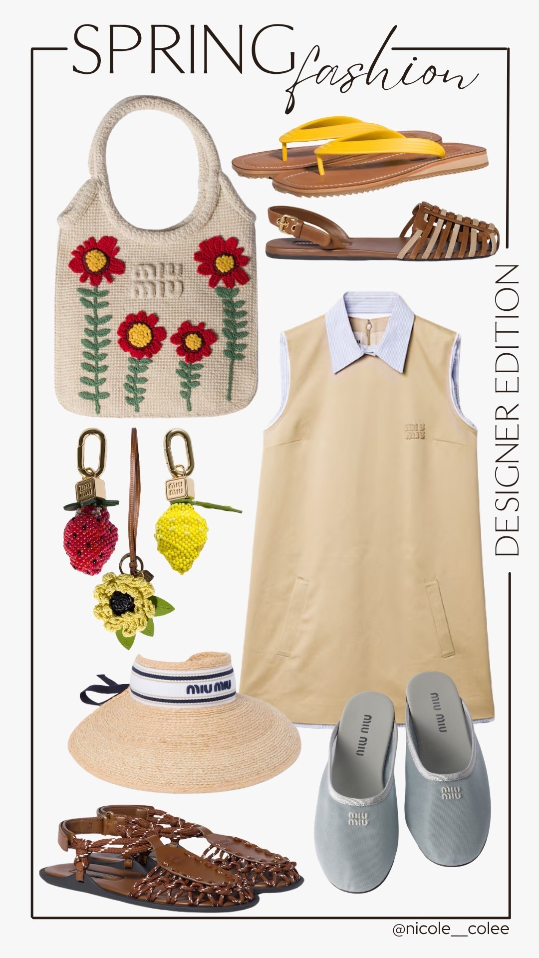 I went down a Miu Miu rabbit hole for all of their new spring arrivals. Here are just some of my faves!

Nicole Colee, designer arrivals, spring 

#LTKSeasonal #LTKdayinmylife #LTKgrwm