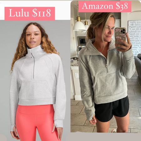 . These pullovers remind me soooooo much of lulu but a fraction of the cost. Great quality- so comfy. In a medium but think my normal small would’ve worked too ✨ 
.
.
#founditonamazon #amazonfashion #amazonfinds #casualoutfit #casualstyle #momstyle #styleover30 #amazon #joggers #lululemon#LTKFitness

#LTKsalealert #LTKFind #LTKfitness