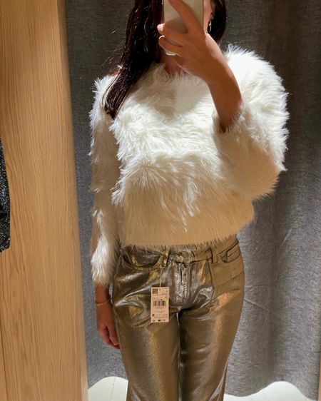 White winter outfit 🤍

Mango sweater and silver jeans

#LTKstyletip #LTKSeasonal #LTKparties