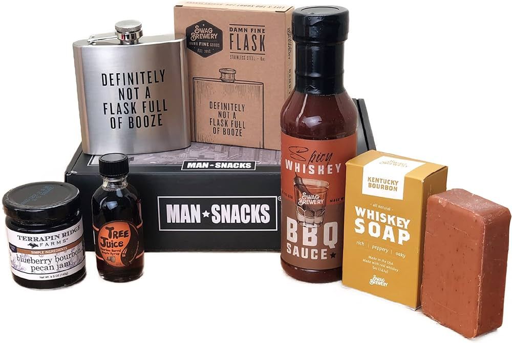ManSnacks - WHISKEY SNACKS - A Manly Assortment Of Food For The Whiskey Lover, All Packed In A Fu... | Amazon (US)