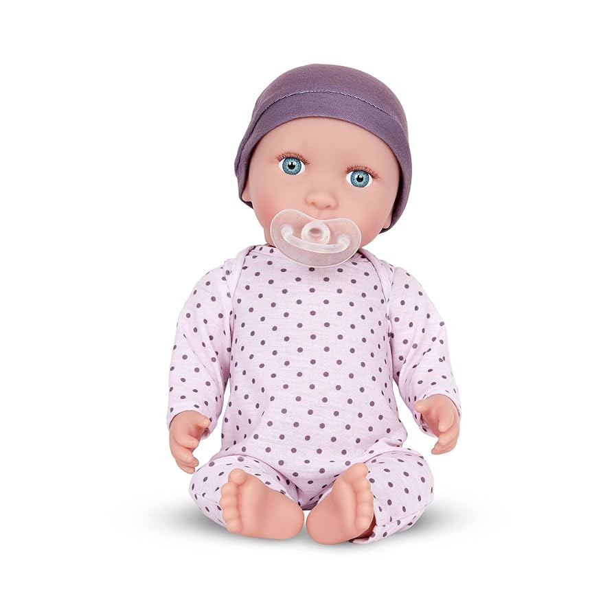 BABI by Battat – 14-inch Newborn Baby Doll – Blue Eyes & Medium-Light Skin Tone – Soft Body... | Amazon (US)