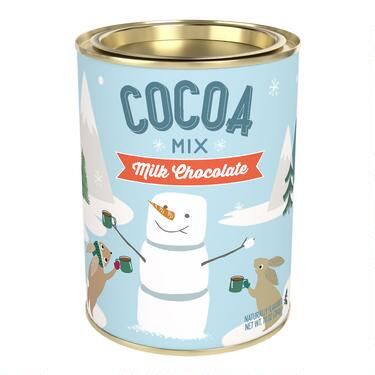 Santa & Friends Milk Chocolate Hot Cocoa Mix Tin | World Market