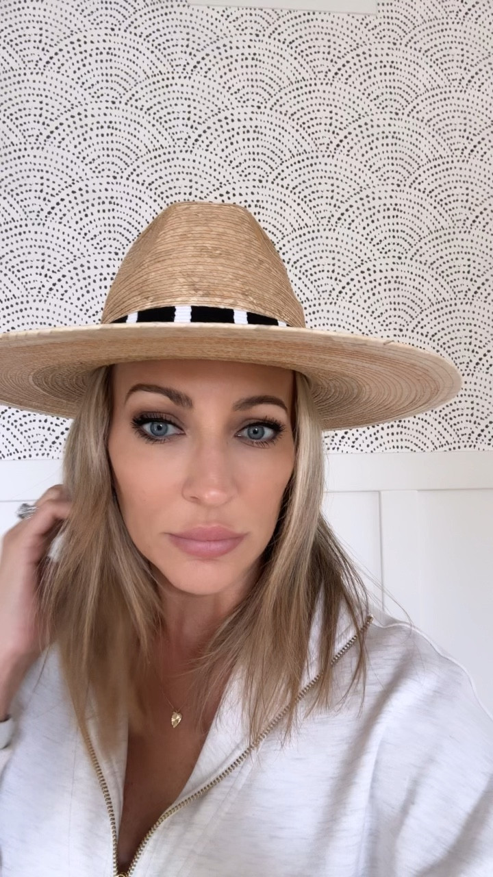 Cutest straw hat for summer! Love the black and white band and that it comes in sizes for my big head sisters out there 🫶

#LTKswim #LTKVideo #LTKstyletip