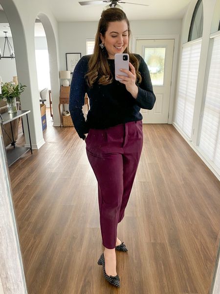 Workwear #ootd 2/17/23 

These pants are on deeeep sale! 

Business professional workwear and business casual workwear and office outfits 

#LTKcurves #LTKsalealert #LTKworkwear