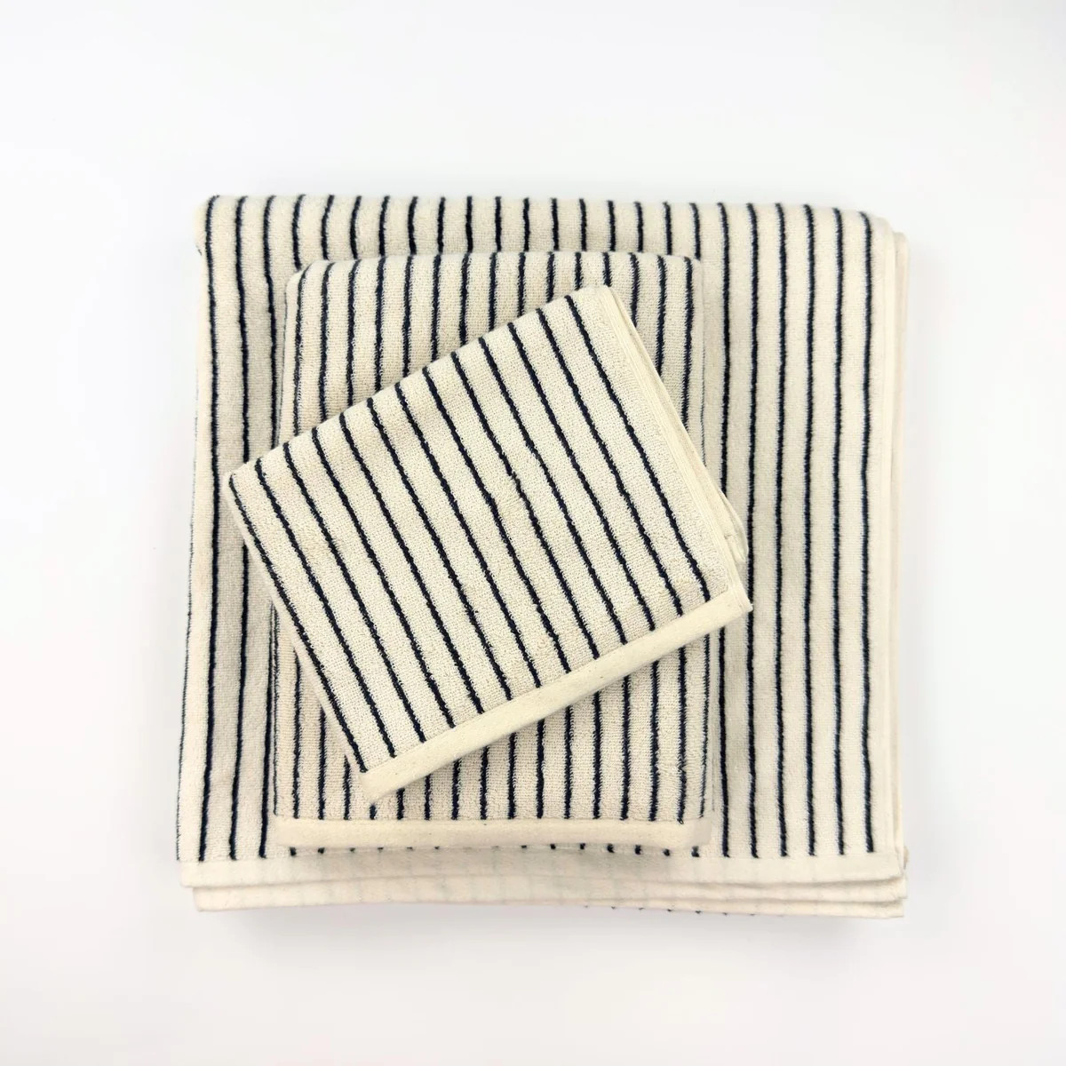Melika Turkish Cotton Striped Terry Towel | The Loomia