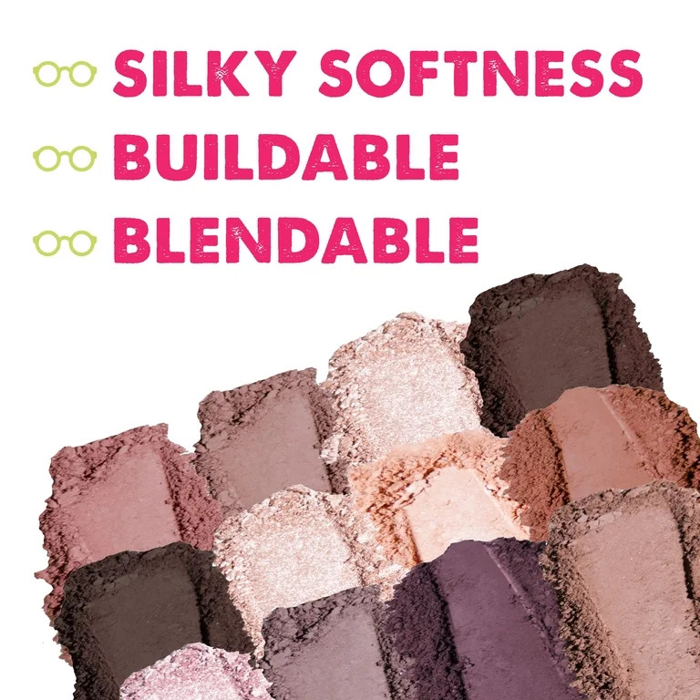 Pretty Smart Celebrity Artist Eyeshadow Palette, Toasty Mauve, Gradient, Bare Brunch, Mr. Merlot,... | Walmart (US)