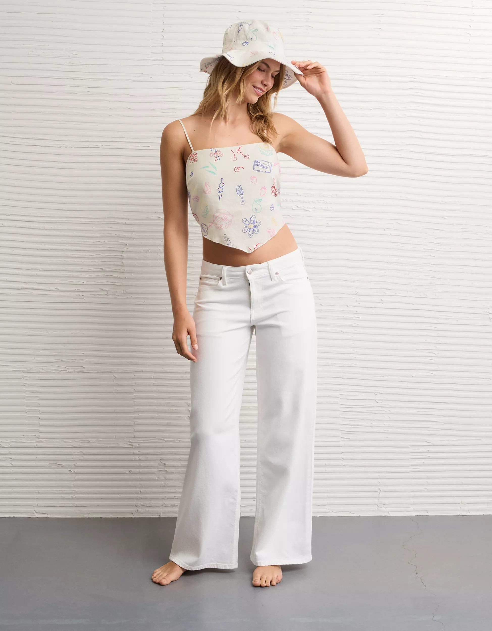 AE Linen-Blend Bandana Top | American Eagle Outfitters (US & CA)