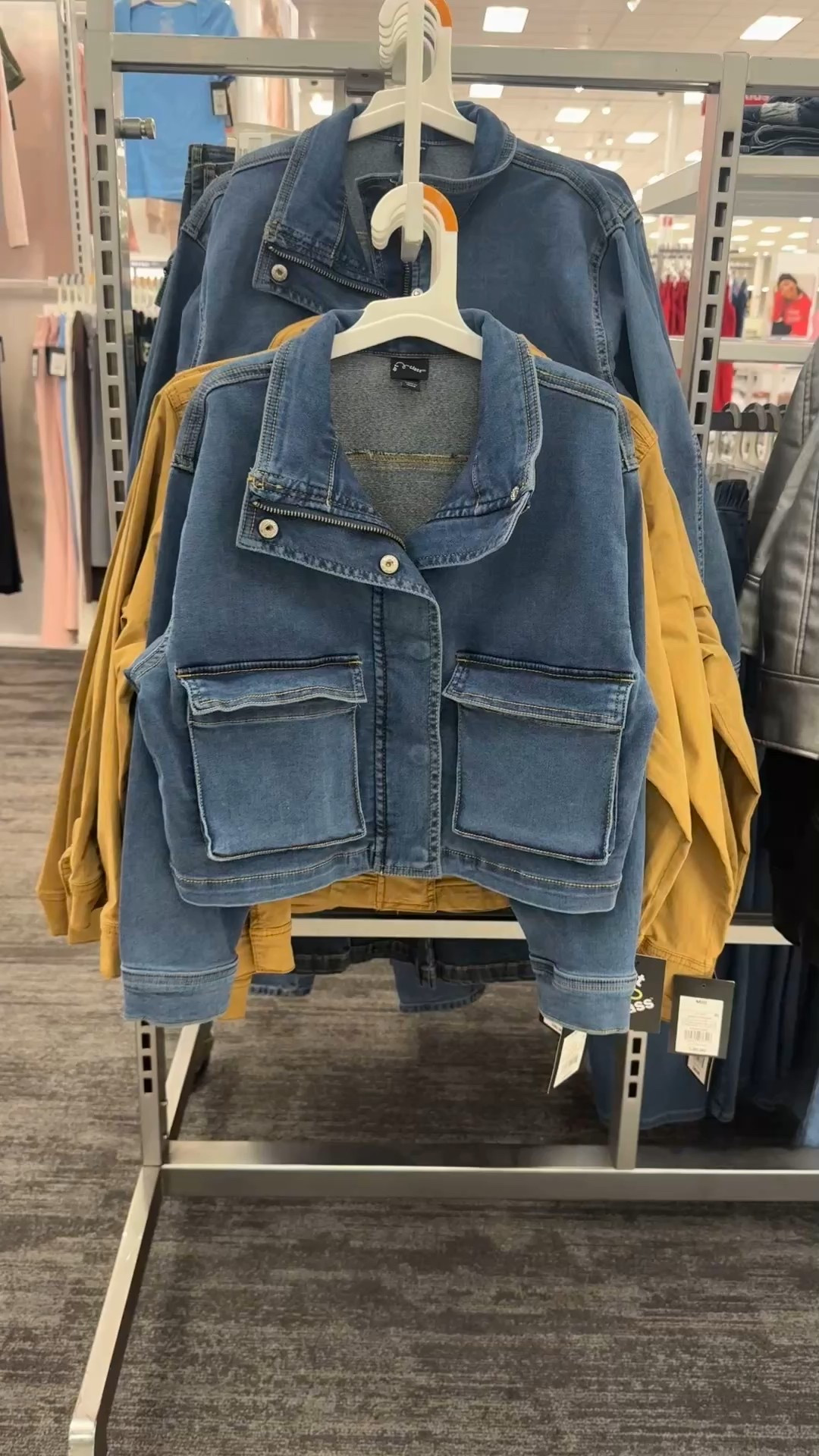 The oversized pockets, soft denim and moto style makes this a 10/10!

#LTKdayinmylife #LTKootd #LTKgrwm