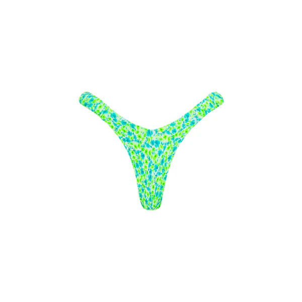 Retro Y Thong Bikini Bottom - Apple Blossom | Kulani Kinis US