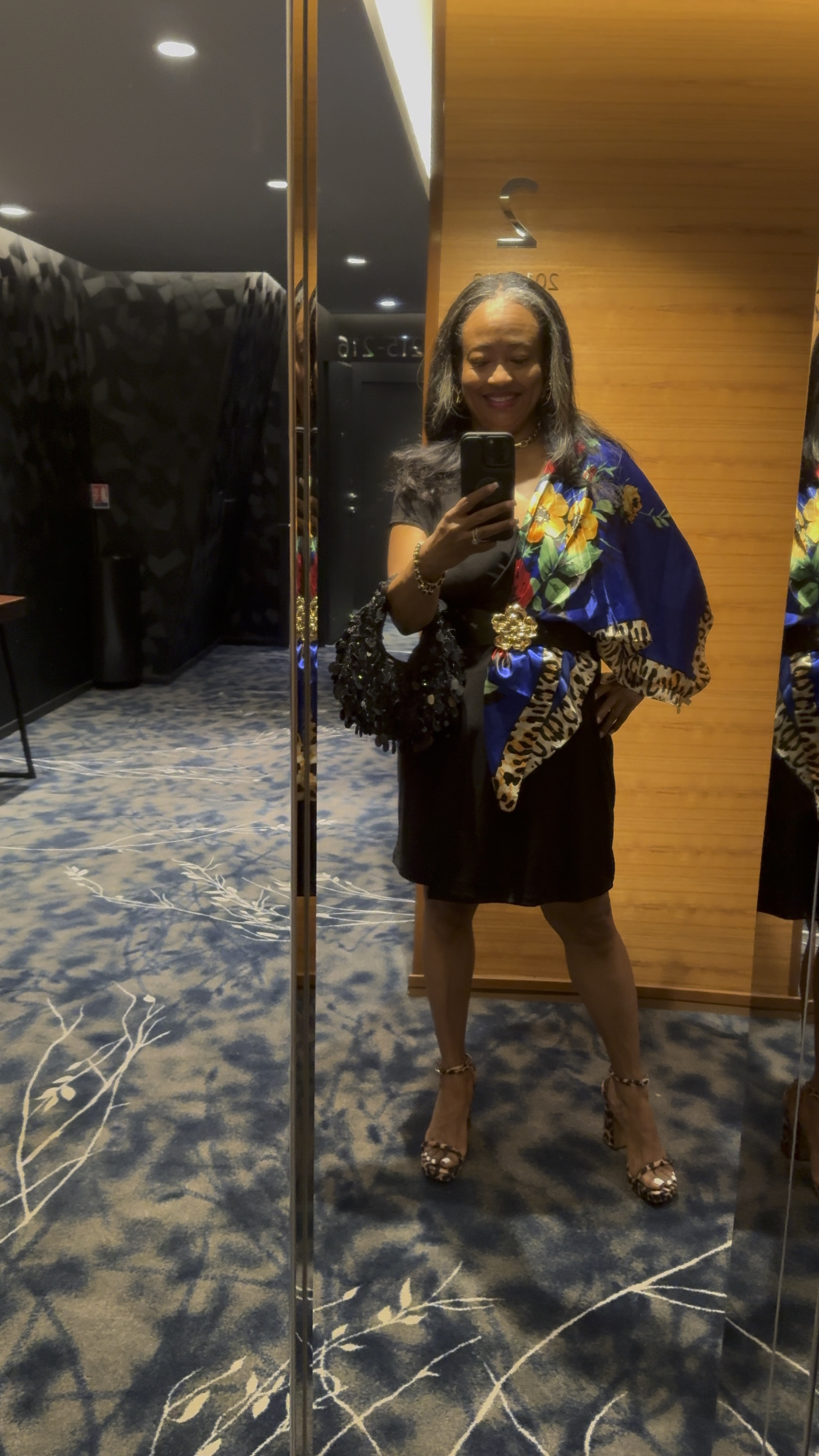 Paris dinner look. Wrap Dress, leopard inspired scarf, leopard heels and flower bomb belt. Yes!!

#LTKOver40 #LTKMidsize #LTKFindsUnder50