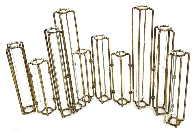 Two's Company Tozai Home Lavoisier Hinged Flower Vases,Set of 10 | Amazon (US)