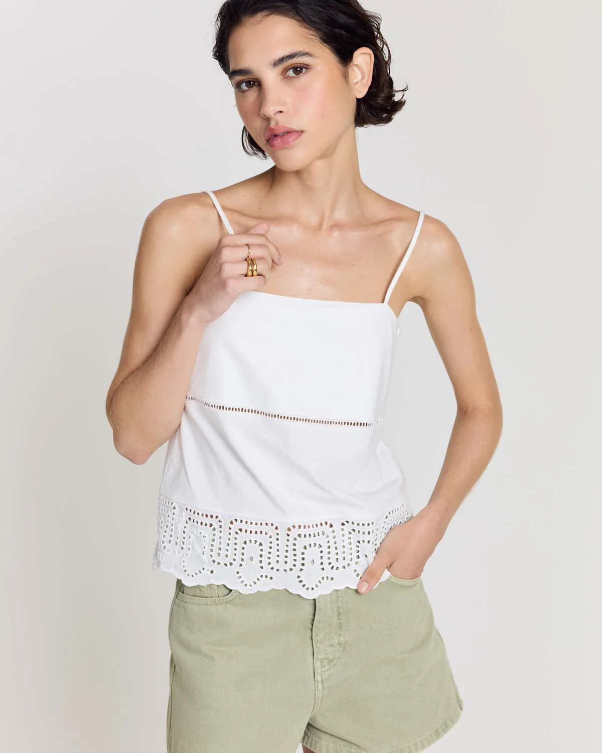 Ecru Sybille top | Balzac Paris UK