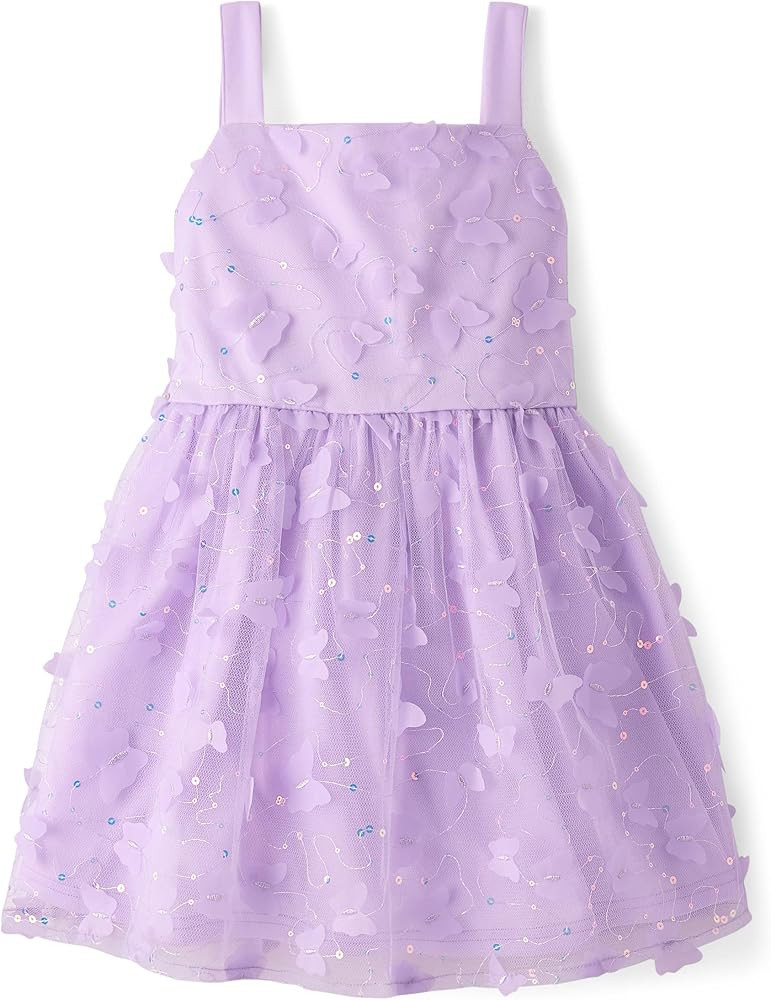 The Children's Place Girls Dressy Dress, Sleeveless | Amazon (US)