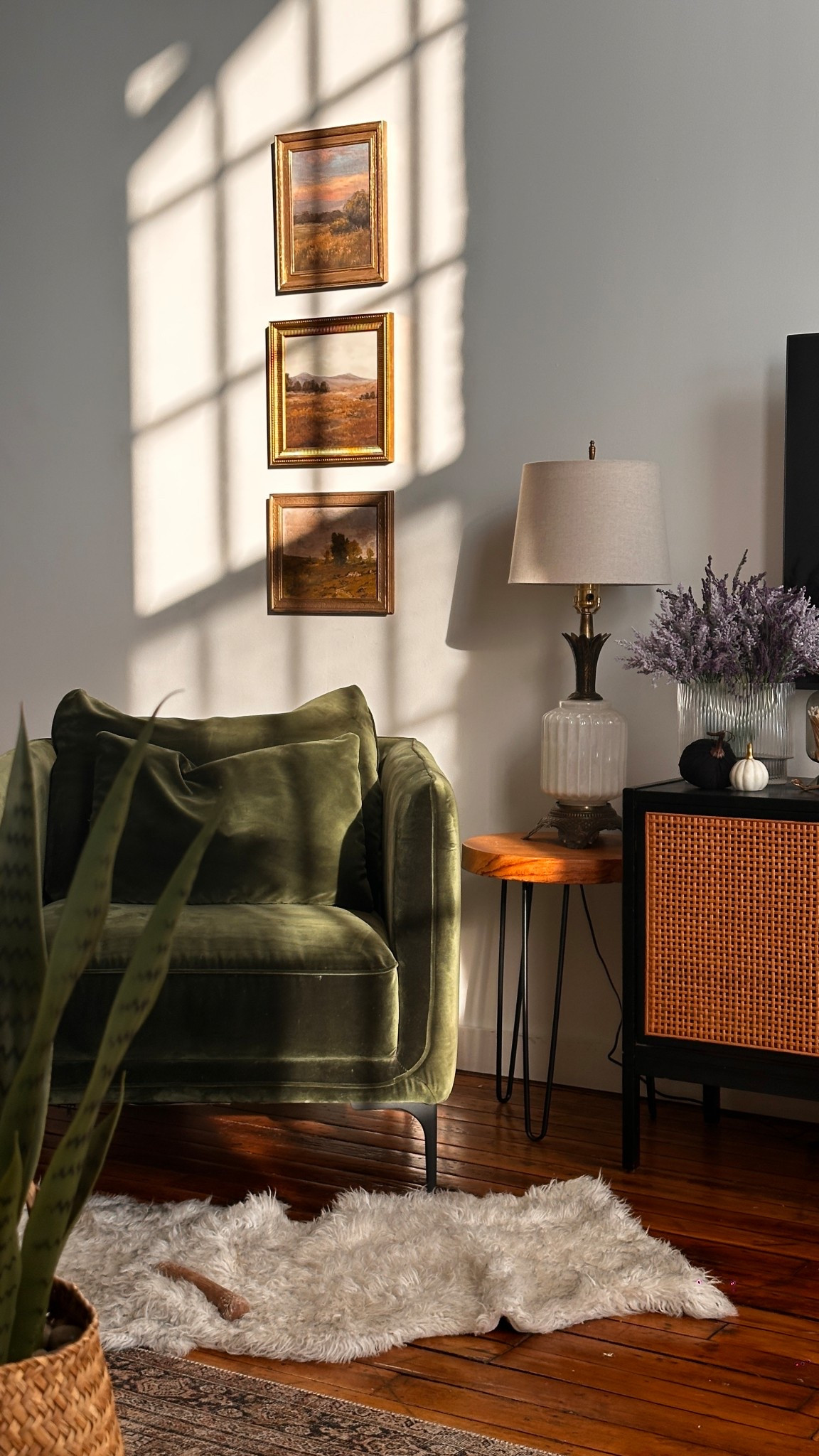 Cozy reading corners with good lighting are the best!

Wall art | gold frames | velvet chair | accent chair | rattan | Parisian apartment | loft decor | living room 


#LTKStyleTip #LTKHome #LTKSeasonal