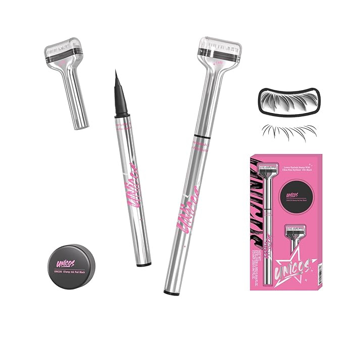 Unicos Lower Lash Stamp, Bottom Lash Stamp, Waterproof & Smudge-Proof Ink, 2-In-1 Ultra-Fine Eyel... | Amazon (US)