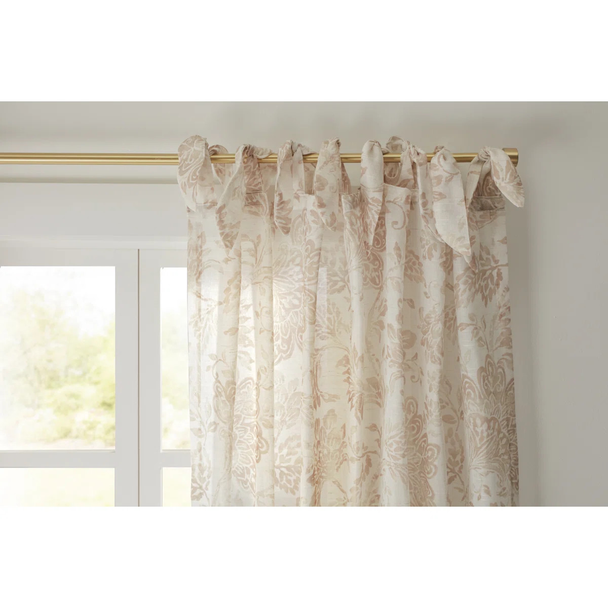 Arly Sheer Single Curtain Panel | Wayfair North America