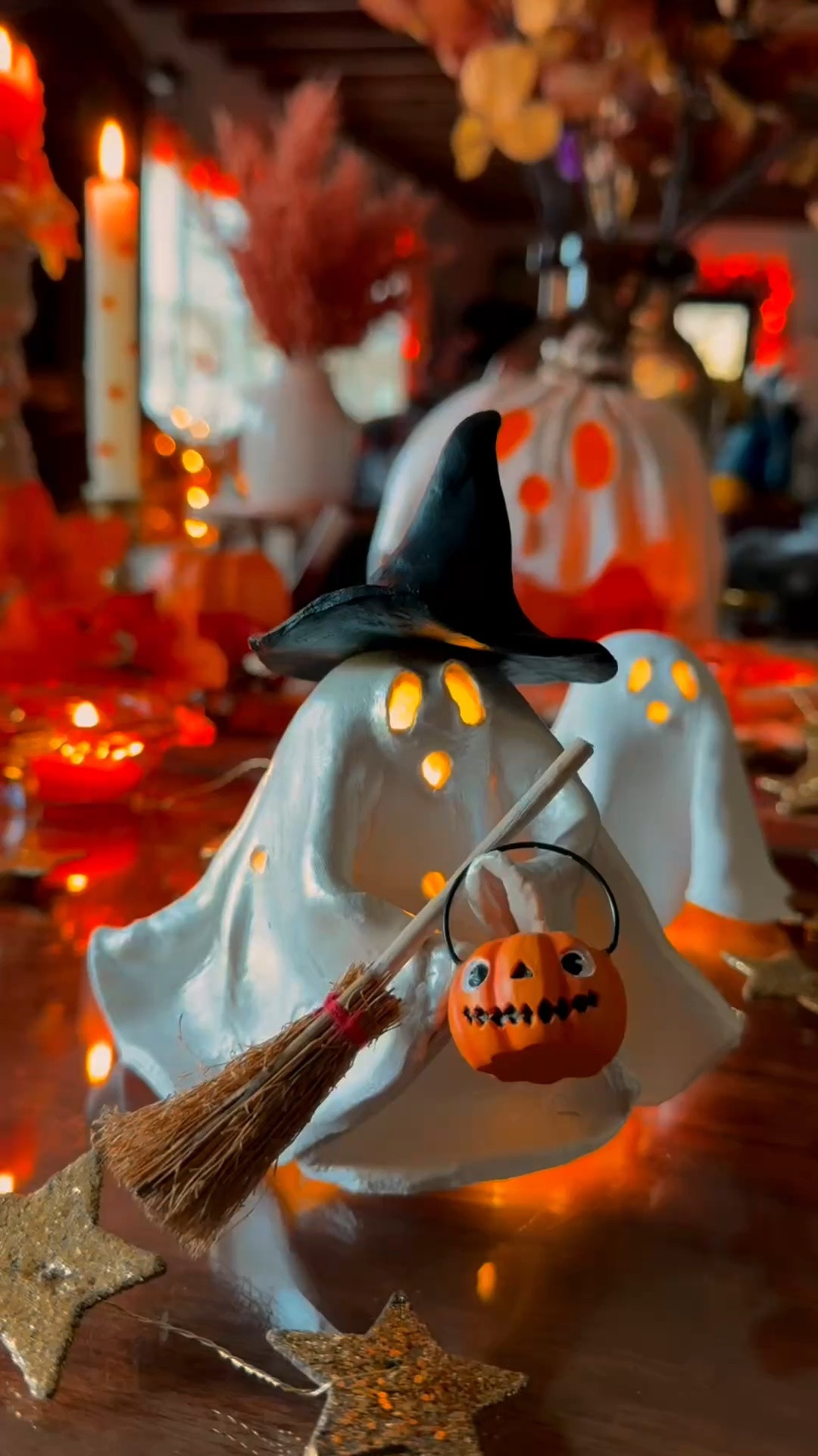 DIY Clay ghosts with air dry clay // craftoween spooky crafts

#LTKdayinmylife #LTKHome #LTKSeasonal