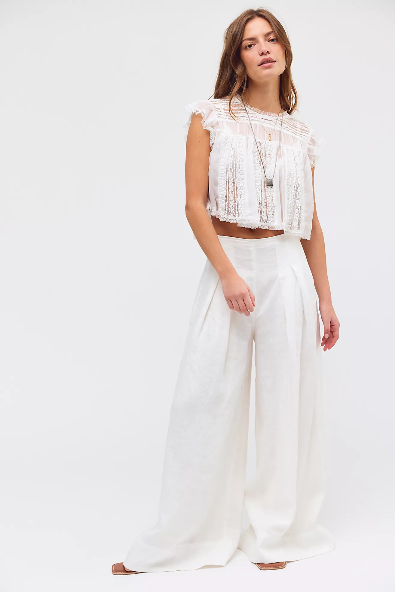 Citizens of Humanity Riviera Cropped Palazzo Pants | Free People (Global - UK&FR Excluded)
