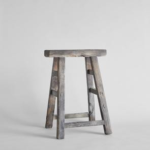 Vintage Elmwood Stool | Bloomist