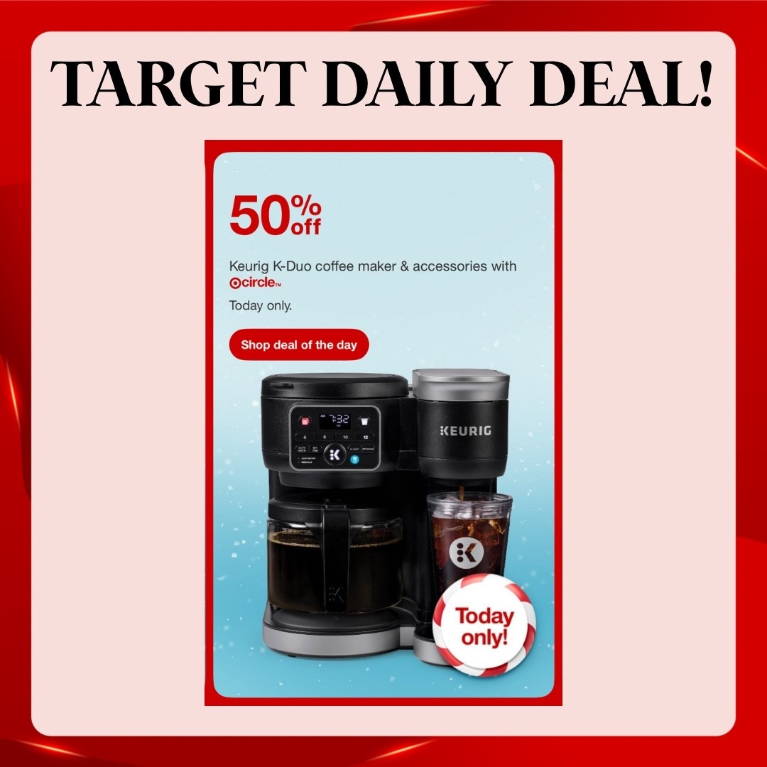 Over $100 off on this Keurig coffee maker today only!!







Target / Keurig / coffee

#LTKGiftGuide #LTKHome #LTKHoliday