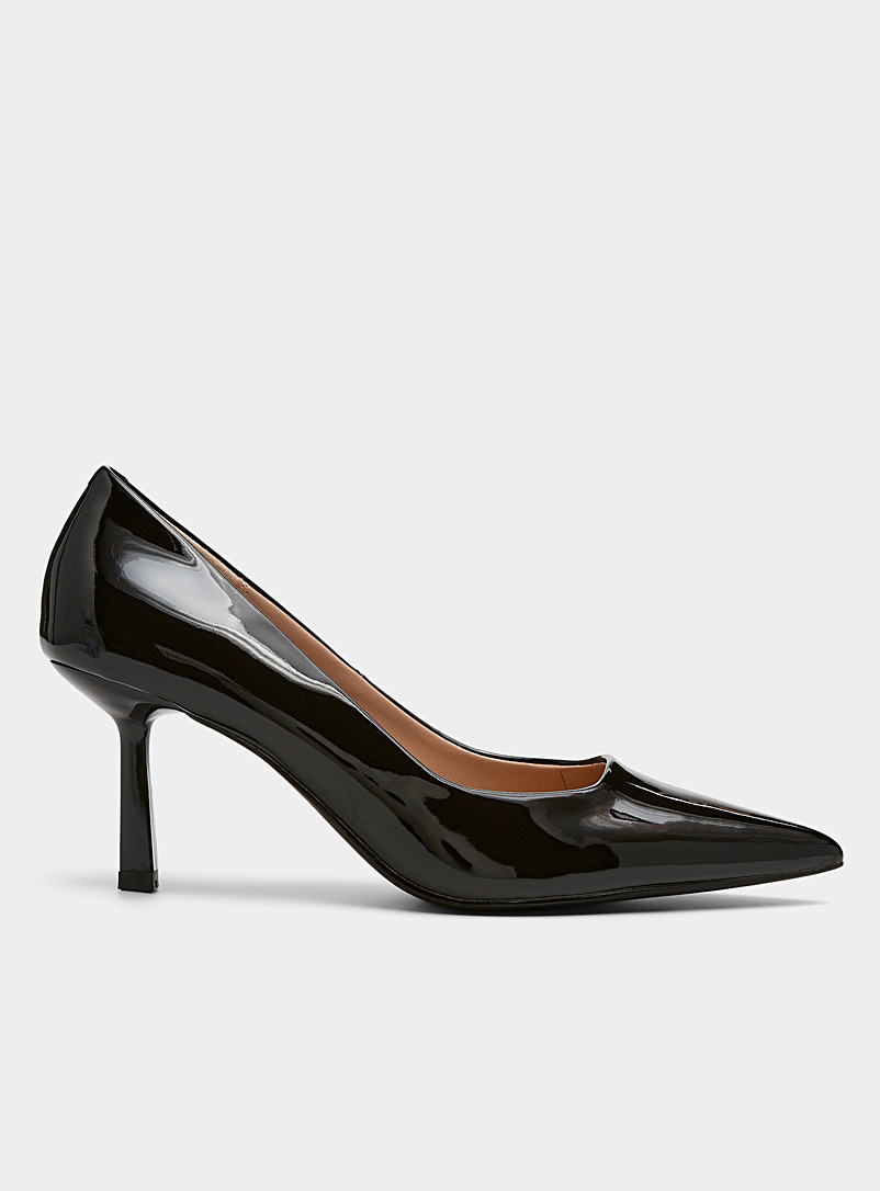 Vivion pointed-toe glossy pumps | Simons