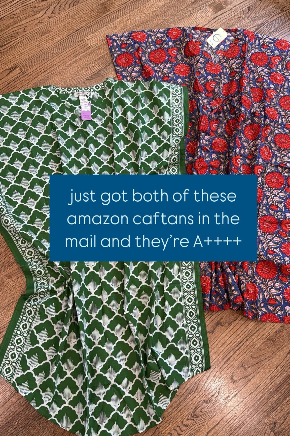 I got XL in green and it fits great! Both are basically ONE SIZE - amazon caftan

#LTKSwim #LTKTravel #LTKFindsUnder50