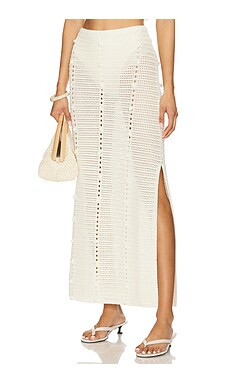 DEVON WINDSOR Haisley Skirt in Off White from Revolve.com | Revolve Clothing (Global)