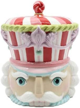 December Diamonds North Pole Sweet Shoppe 10-inch Nutcracker Head Cookie Jar | Amazon (US)
