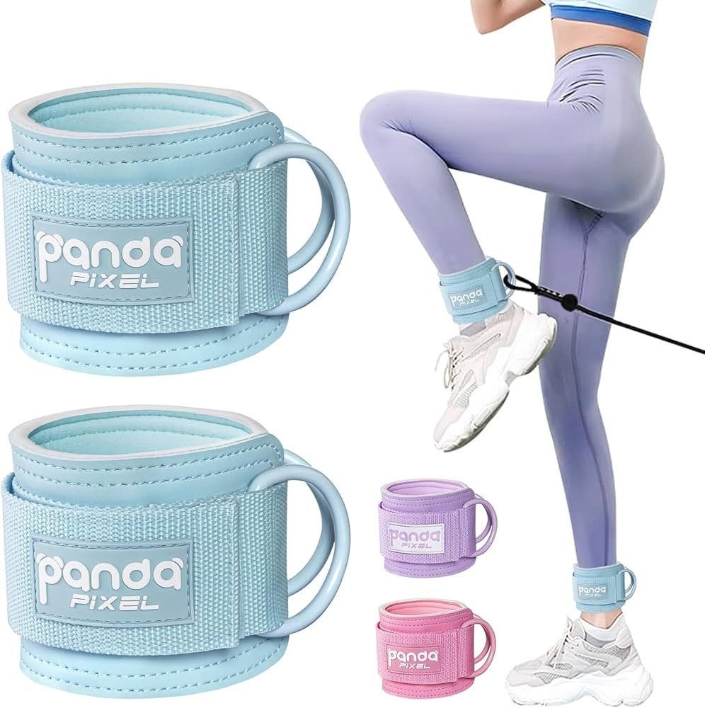 Ankle Resistance Bands with Cuffs, Ankle Weights for Leg Butt, Ankle Resistance Band for Kickback... | Amazon (US)