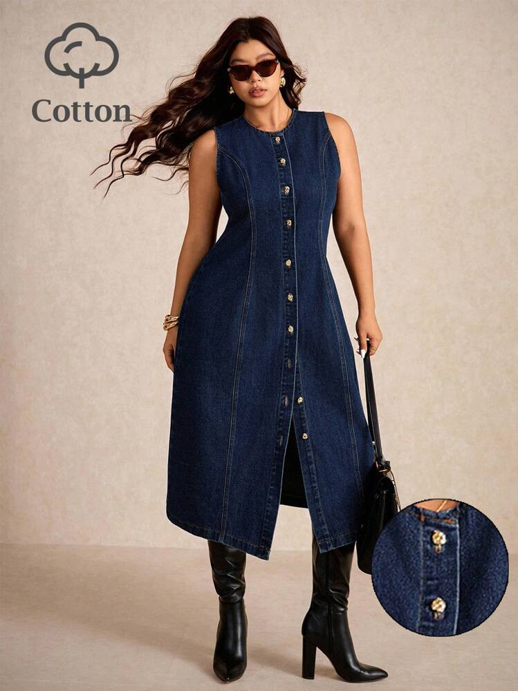 £23.49£28.49-17%Limited-Time DealSave £1.17 off this item after joining.Elaquor Plus Size Dark... | SHEIN