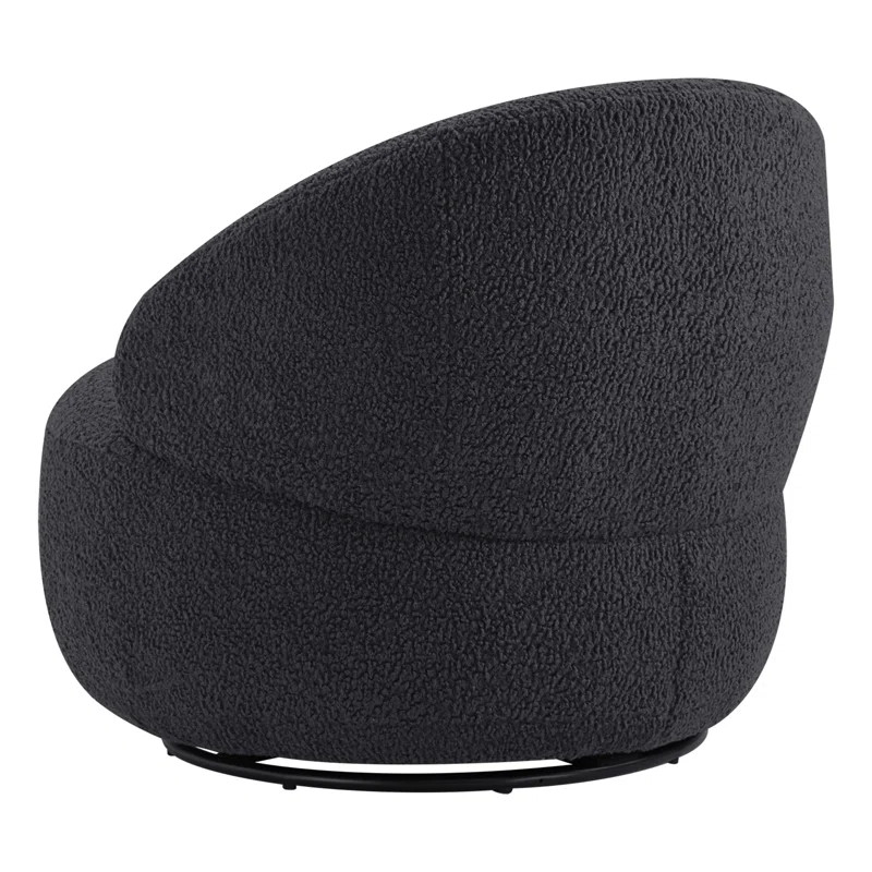 Moriarty 37'' Oversized Upholstered Boucle Swivel Chair | Wayfair North America