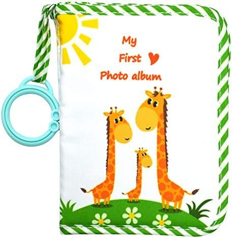 Baby's My First Family Album,Soft Cloth Photo Book,Baby Cloth Album (Green) | Amazon (US)
