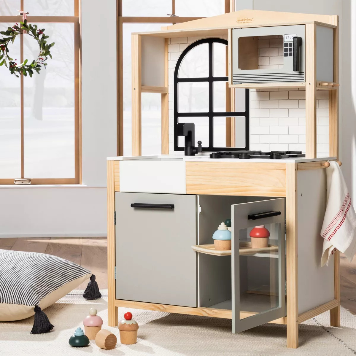 Wooden Toy Kitchen - Hearth & Hand™ with Magnolia | Target