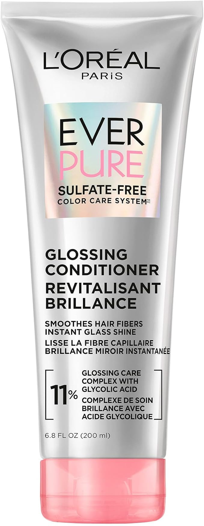 L'Oreal Paris Glossing Sulfate Free Conditioner with Glycolic Acid, Hair Care for Glossy and Shin... | Amazon (CA)