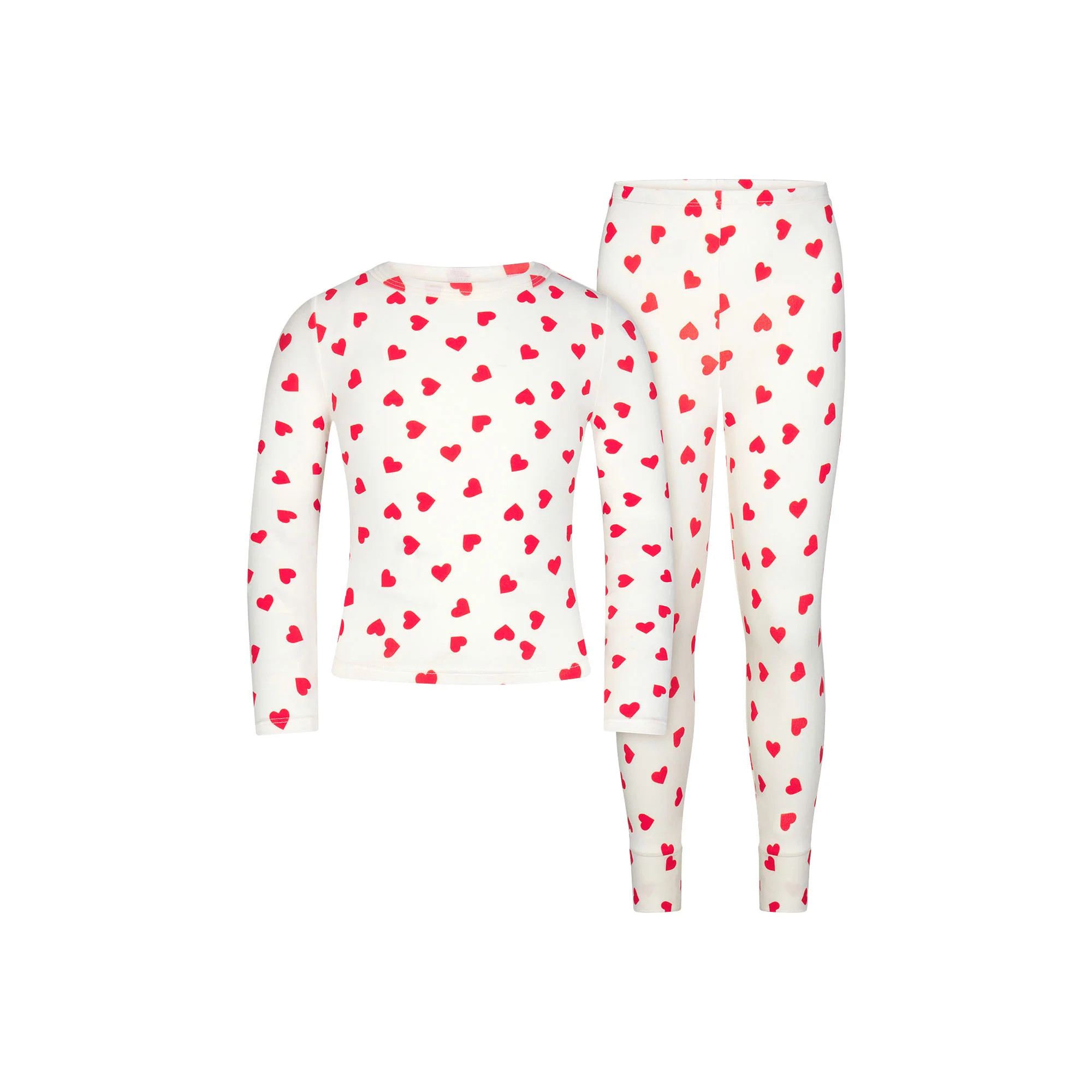 SKIMS SLEEP KIDS SLEEP SET | RUBY AND MARBLE HEART | SKIMS (US)